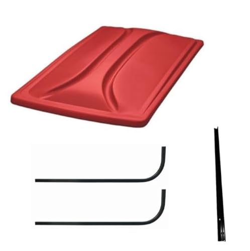3G Universal Golf Cart Roof Kit 80" Red for EZGO TXT 1994+