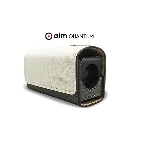 Golf Buddy Aim Quantum Golf Laser Rangefinder Grey and Black