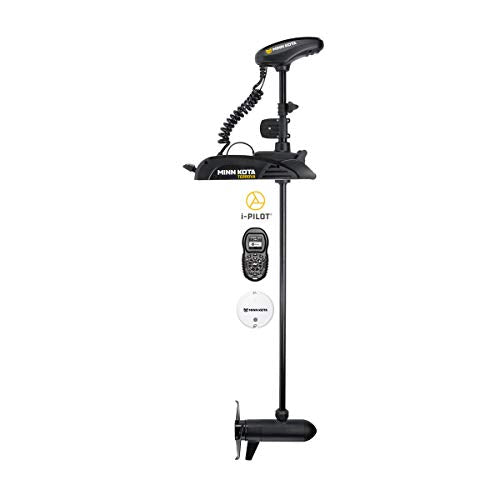 Minn Kota Terrova Freshwater Electric-Steer Bow-Mount Trolling Motor with i-Pilot GPS, 80 lbs Thrust, 60-Inch Shaft Black