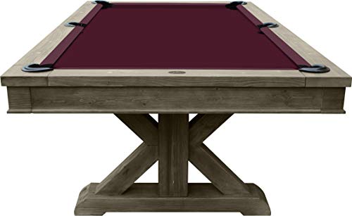 Playcraft Brazos River 8' Slate Pool Table Weathered Gray