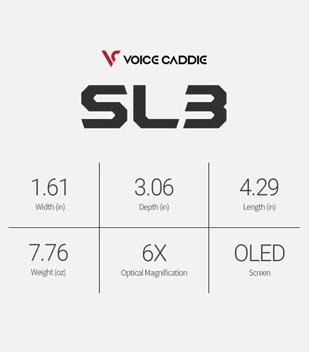 PlayBetter Voice Caddie SL3 Active Hybrid GPS Golf Rangefinder +Charger Bundle
