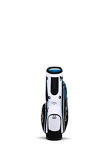 Callaway Golf CHEV Stand Bag White/Black/Cyan