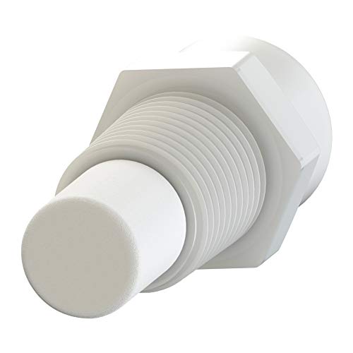 Tefen Plastic Fog Nozzle with Poly Filter 1/8" NPT 1 GPH White 1000 Pack