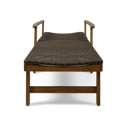 Afuera Living Outdoor Acacia Wood Chaise Lounge Set of 4 Natural