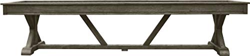 Playcraft Brazos River 12' Weathered Gray Pro-Style Shuffleboard Table