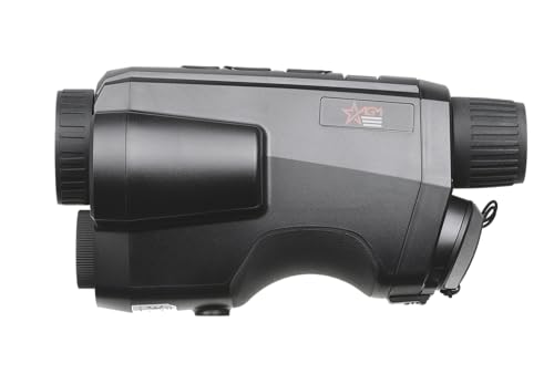 AGM Global Vision Refurbished Fuzion LRF TM25-384 Thermal Monocular with Laser Rangefinder Black