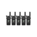 Motorola Solutions 5 Pack CLS1410 Two Way Radio Walkie Talkies Black