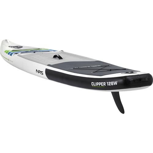 NRS Clipper 12.6W Inflatable SUP Board White/Grey