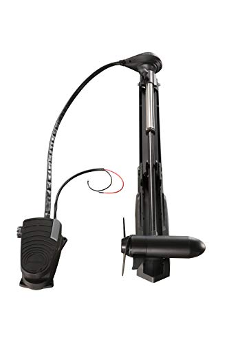 MotorGuide X3 Freshwater Bow Mount Trolling Motor - 45-Inch Shaft, 55-Pound Thrust, Cable Steer, Foot-Control Black