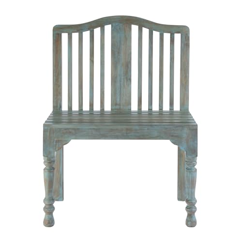 Butler Specialty Company Heritage Roseland Solid Wood Bench Blue