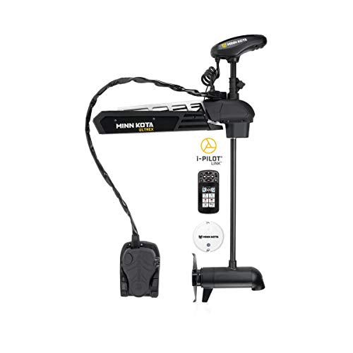 Minn Kota Ultrex Freshwater Bow-Mount Motor with Universal Sonar 2, 112 lbs Thrust, 52" Shaft Black