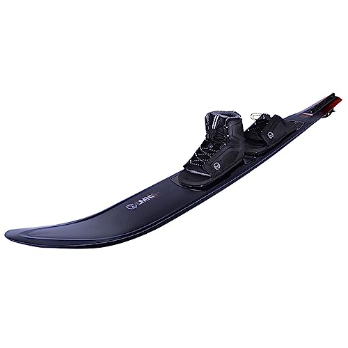 HO Carbon Omni Wide Slalom Waterski 67 W/Stance/ARTP Bindings (10-15) Carbon/Red