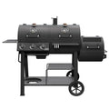 Oklahoma Joe's Canyon Charcoal and Propane Gas Combination Smoker and Grill Black