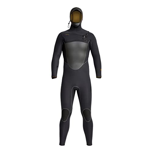 XCEL Mens Drylock X Hooded 5/4mm Fullsuit Black '21 X-Large