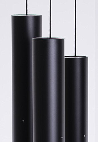 Music of the Spheres Aquarian Tenor Handcrafted Wind Chime Black 60