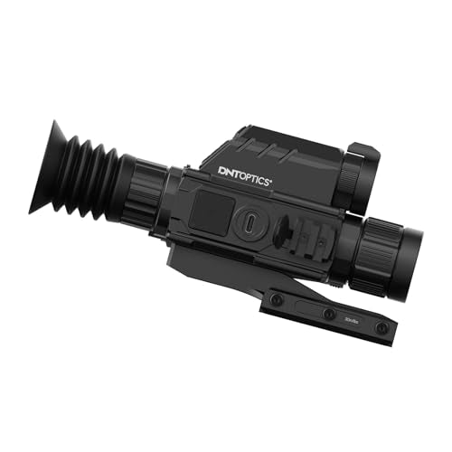 DNT Optics TNC225R ThermNight Thermal & Night Vision Multispectral Scope with Laser Rangefinder Black
