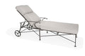Winston Manor Chaise Weathered Teak/Linen Lace