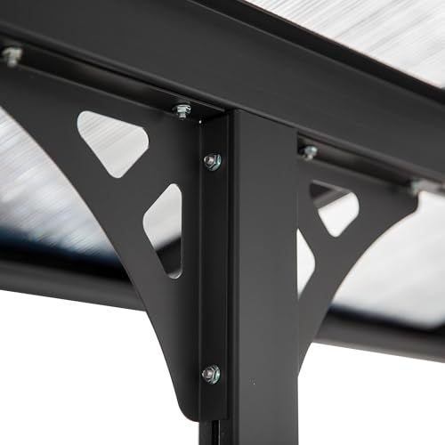 Outsunny 14.5' x 10' Outdoor Polycarbonate Pergola Gray