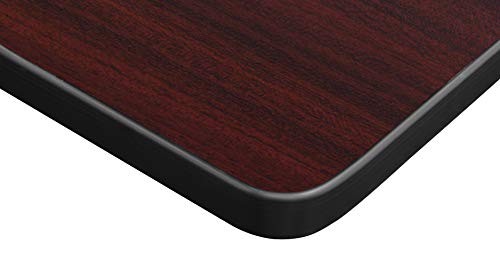 Regency Kee Adjustable Classroom Table Set with 18" Andy Chairs Mahogany/Black