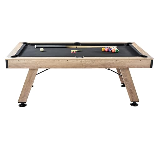 VEVOR 7 ft Billiards Table Black