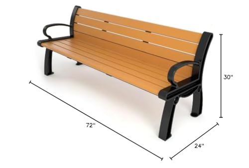 Frog Furnishings Outdoor Bench Cedar Slat