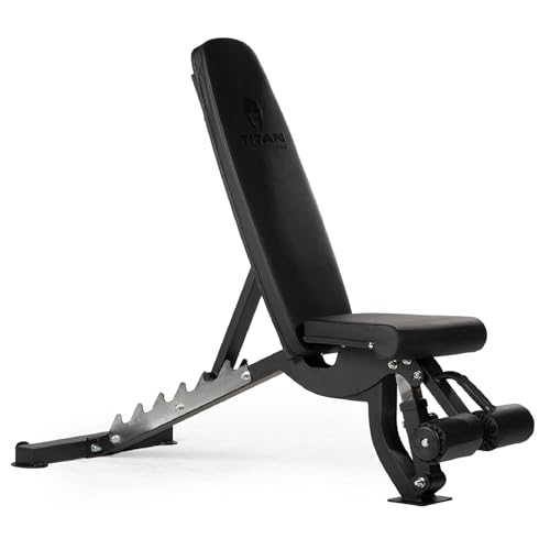 Titan Fitness Adjustable FID Bench Black