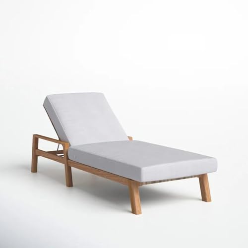 Posh Pollen Maui Patio Chaise Lounge Chair Grey