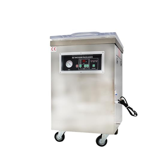 HayWHNKN Single Chamber Vacuum Packaging Machine 20inch Sealing Bar Silver