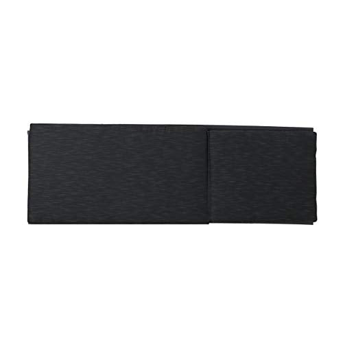 Great Deal Furniture Outdoor Mesh Chaise Lounge Set of 4 Dark Grey + Black
