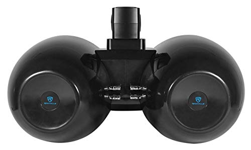 Rockville 2 Dual 8" Wakeboards with 6.5" Speakers & 6-Channel Amplifier Kit Black