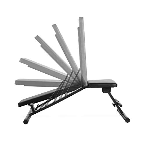Cap Barbell 150-Pound Dumbbell Set with 24-Inch White Rack & Adjustable Bench Bundle