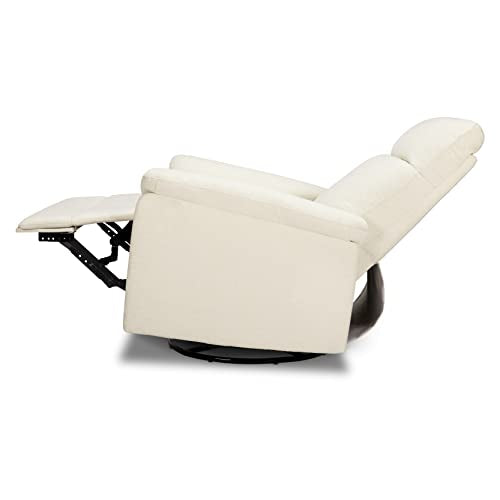 DaVinci Suzy Swivel Recliner Vanilla GREENGUARD Gold CertiPUR-US Certified