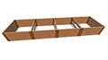Frame It All Classic Sienna Raised Garden Bed 4' x 16' x 22" - 2" Profile Classic Sienna