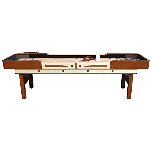 Hathaway 12-ft Shuffleboard Table Walnut