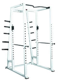 York Barbell STS Power Rack with Weight Storage Silver