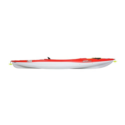 Pelican Argo 100X Sit-in Kayak Lightweight One Person Kayak - Fireman Red
