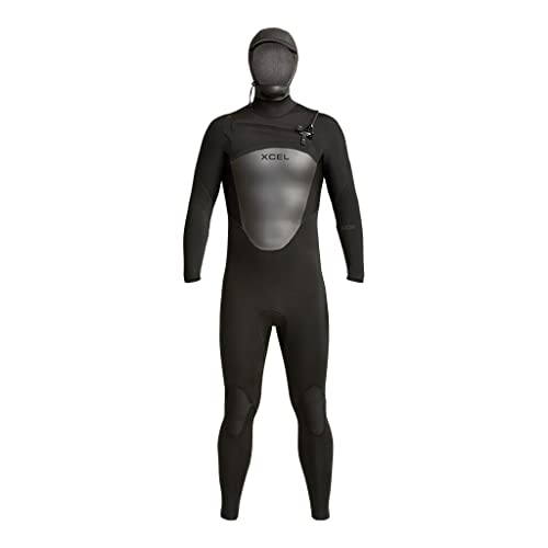XCEL Men's Axis Hooded Front Zip Full Wetsuit Black '20'