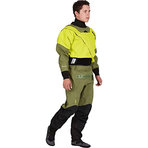 NRS Men's Axiom GORE-TEX Pro Dry Suit Chartreuse XXL