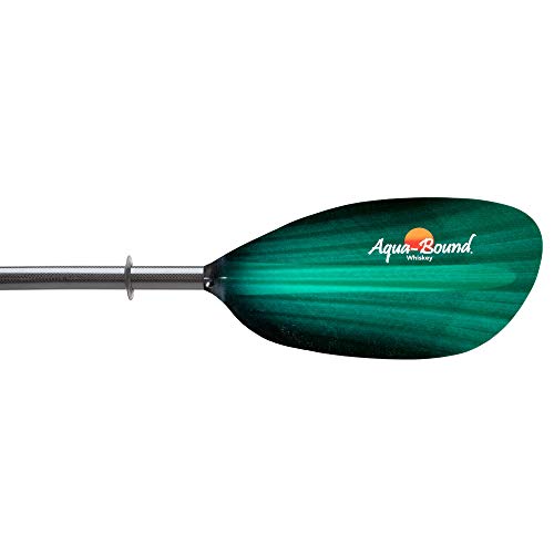 AQUA BOUND Whiskey Fiberglass Bent Shaft 2-Piece Kayak Paddle Northern Lights