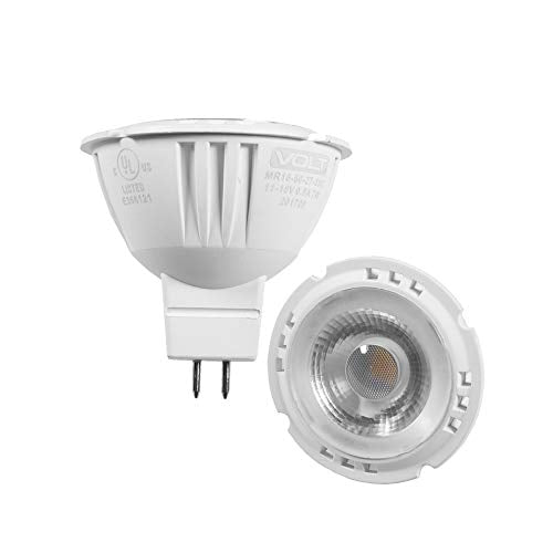 VOLT 12V Brass Fat Boy LED Outdoor Spotlight 6-Pack Kit Bronze