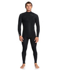 Quiksilver Mens Everyday Sessions 5/4/3 Chest Zip Wetsuit Black