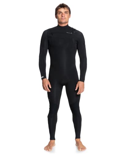 Quiksilver Mens Everyday Sessions 5/4/3 Chest Zip Wetsuit Black