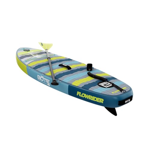 BOTE 8' FT Flow Rider Aero Inflatable Stand Up Paddle Board Hybrid Kayak Kit Native Rips