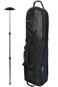 CaddyDaddy Enforcer Golf Travel Bag Soft-Sided Cover with Hard Top Protection Black/Blue