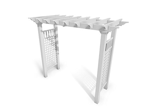 Vita Fairfield Grande Vinyl Arbor 111"x86" White
