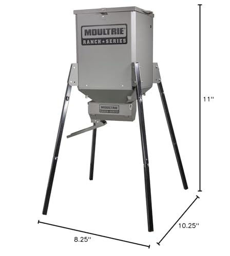 Moultrie Ranch Series® 300LB Auger Feeder Gray