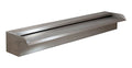 Majestic Water Spouts Nakano 24" Waterfall Spillway for Fountains, Pools, Ponds Silver Metallic