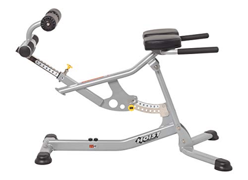 HOIST Fitness Adjustable Hyperextension Roman Chair Platinum