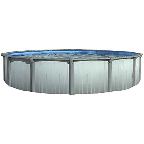 Lake Effect Pools Aqua Brook Above-Ground Swimming Pool Bundle Blue