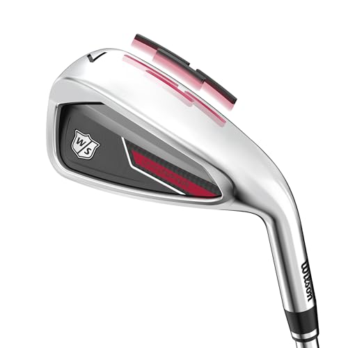 WILSON Staff Golf Clubs Dynapower Iron Set 5-SW GW Steel for Men Silver